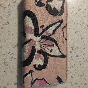 Authentic Kate Spade Large Floral Zip Wallet